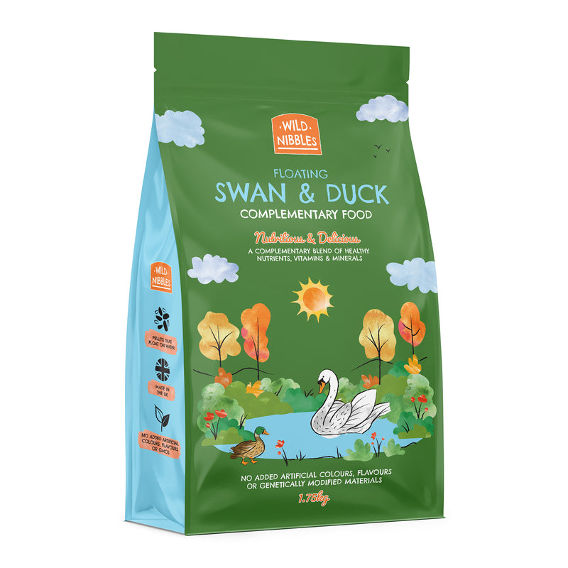 Wild Nibbles Floating Swan & Duck Complete Food 1.75kg x 4