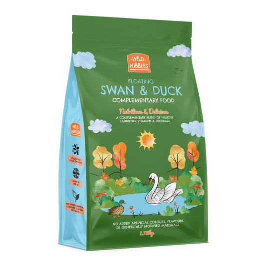 Wild Nibbles Floating Swan & Duck Complete Food 1.75kg x 4