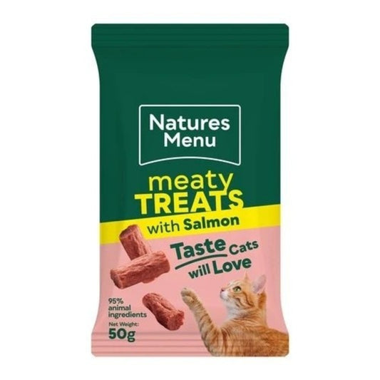 Natures Menu Salmon & Trout Cat Treats 50g x 12