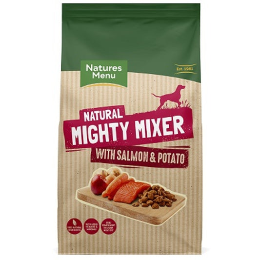 Natures Menu Mighty Mixer Salmon & Potato 2kg x 5