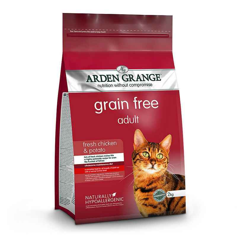 Arden Grange Cat Adult Grain Free Chicken & Potato 6 x 2kg