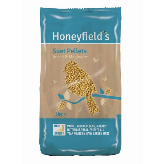 Honeyfields Mealworm & Insect Suet Pellets