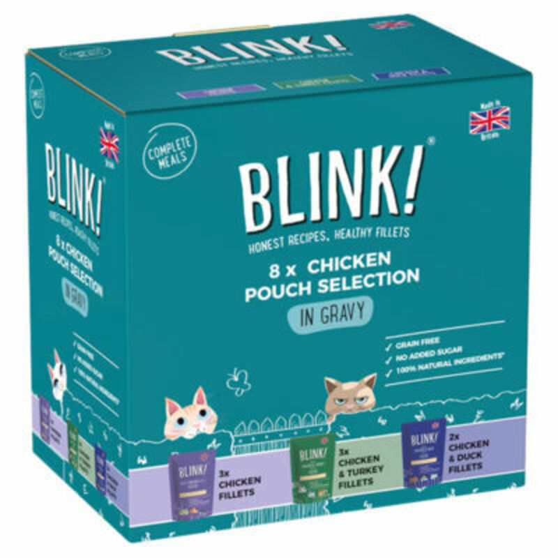Blink! Cat Chicken Gravy Selection Pouch 85g x 8 x 3