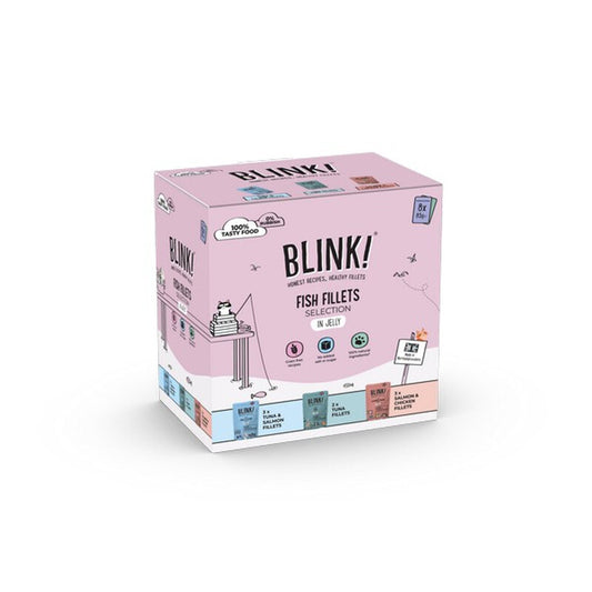 Blink! Cat Fish Selection in Jelly Pouch 85g x 8 x 3