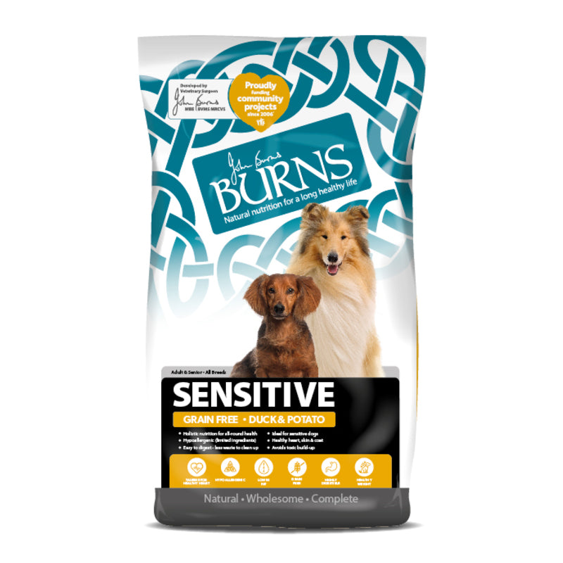 Burns Sensitive Grain Free Duck & Potato