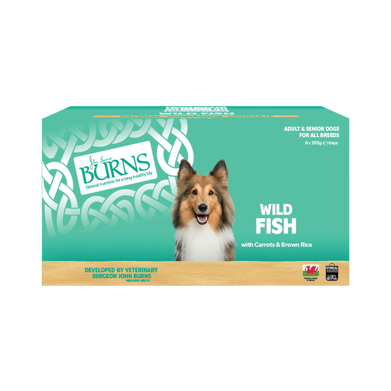Burns Wild Fish with Carrots & Organic Brown Rice Trays