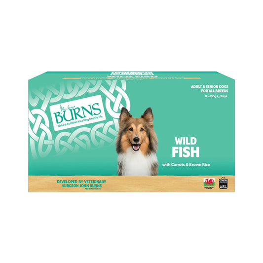 Burns Wild Fish with Carrots & Organic Brown Rice Trays