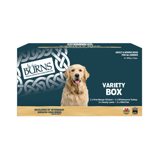 Burns Adult Variety Box Trays 395g x 8