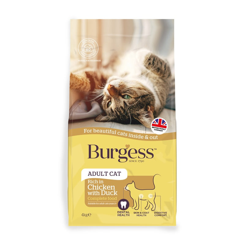 Burgess Adult Cat Chicken & Duck