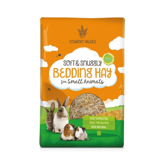 Country Value Soft&Snug Beddin Hay 1kg x 4