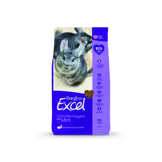 Burgess Excel Chinchilla Nuggets 1.5kg x 4