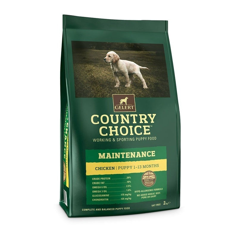 Gelert Country Choice Puppy Maintenance Chicken 2kg x 4