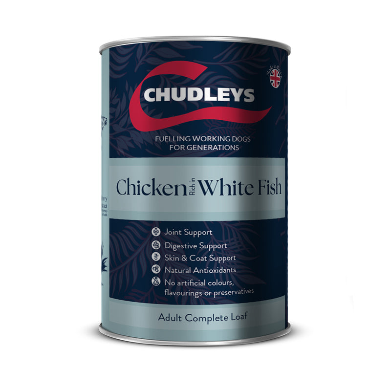 Chudleys Chick White Fish Wet 395g x 12