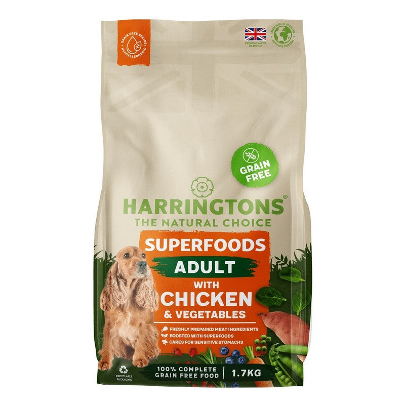 Harringtons Adult Grain Free Superfoods Chicken & Veg