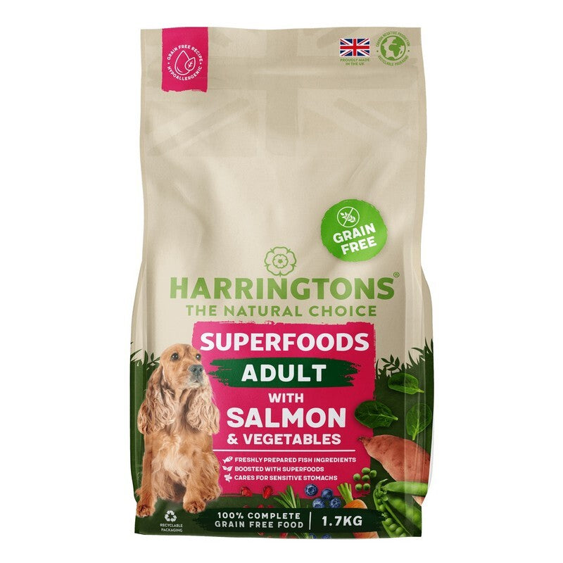 Harringtons Adult Grain Free Superfoods Salmon & Veg