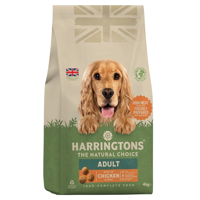 Harringtons Adult rich in Chicken & Rice 4kg x 3