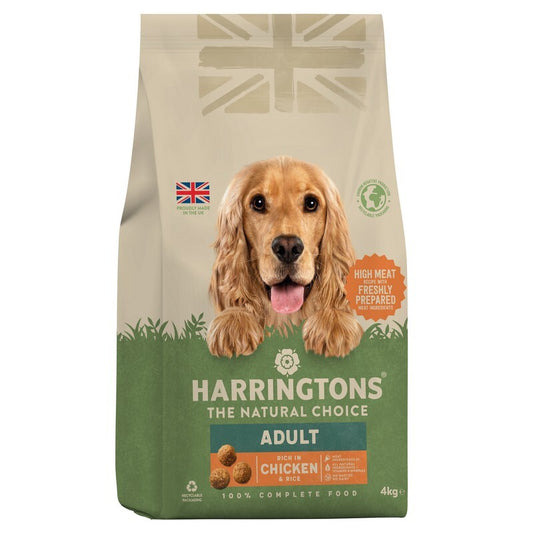 Harringtons Adult rich in Chicken & Rice 4kg x 3