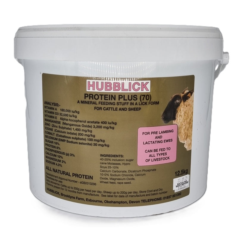 Hubblick Protein Plus Cattle and Sheep Lick 12.5kg