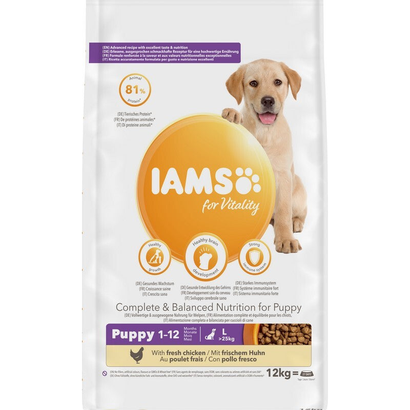 Iams Puppy Large Chicken 12kg