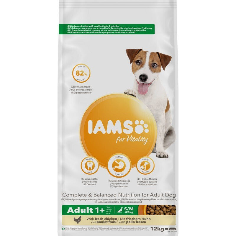 Iams Dog Adult Small/Medium Chicken 12kg