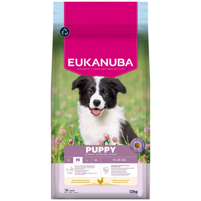 Eukanuba Puppy Medium Breed Chicken 12kg
