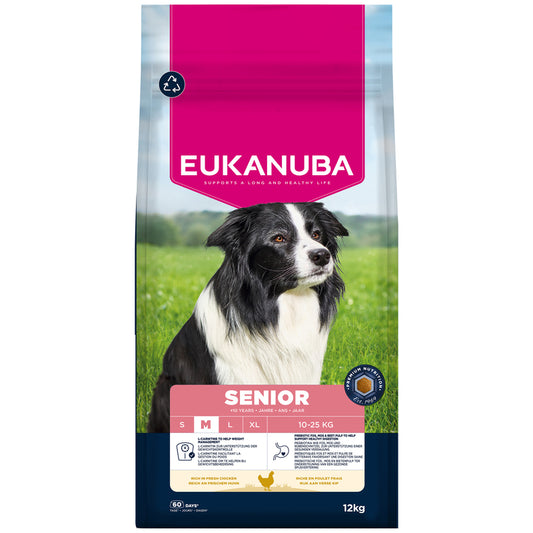 Eukanuba Senior Medium Breed Chicken 12kg