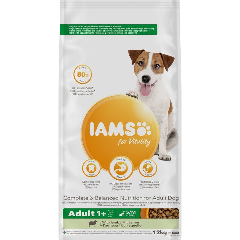 Iams Dog Adult Small/Medium Lamb 12kg