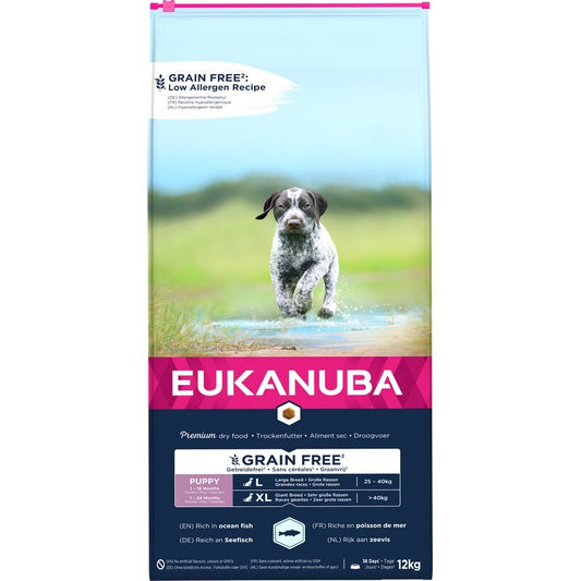 Eukanuba Puppy Grain Free Large Ocean Fish 12kg