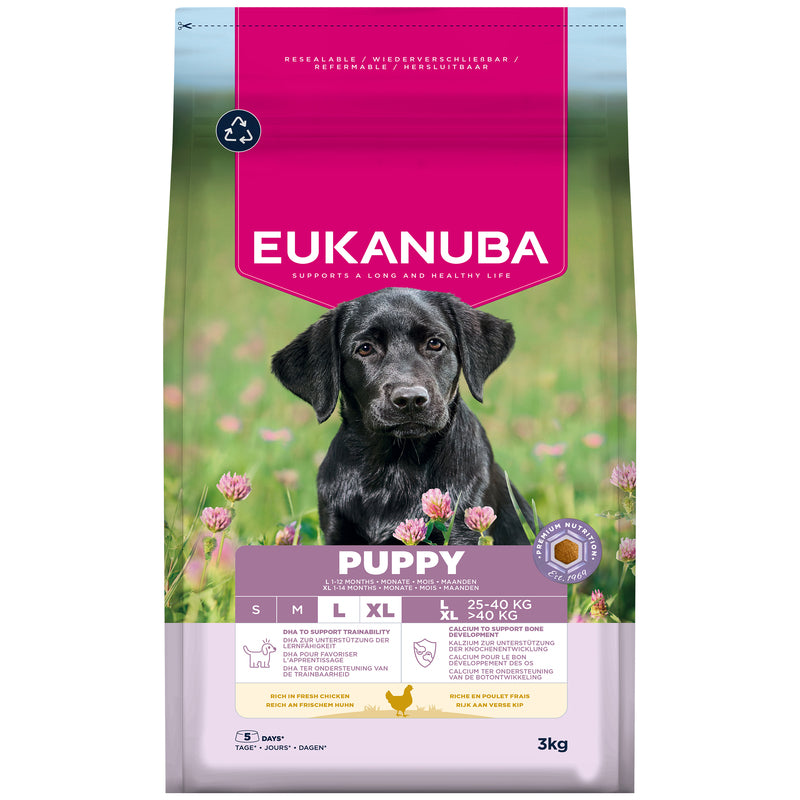 Eukanuba Puppy Large Breed Chicken 3 kg x 3