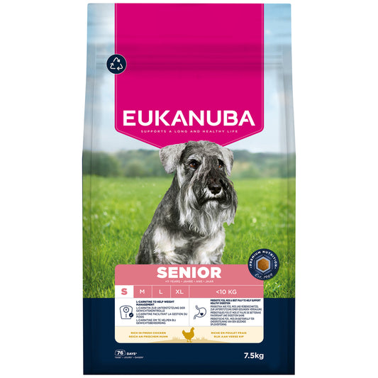 Eukanuba Senior Small Breed Chicken 7.5 kg