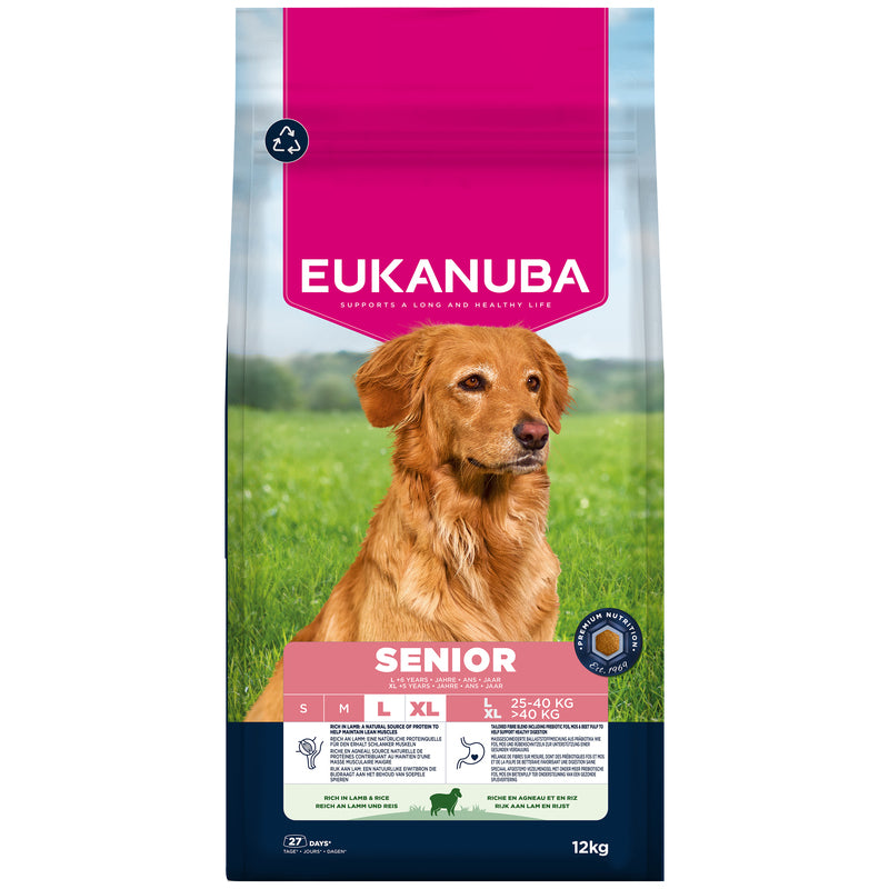 Eukanuba Senior Large Breed Lamb & Rice 12 kg