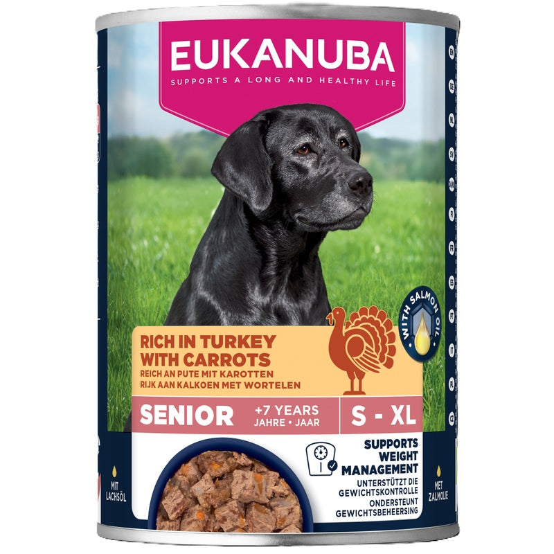 Eukanuba Senior Turkey with Carrot 400g x 6