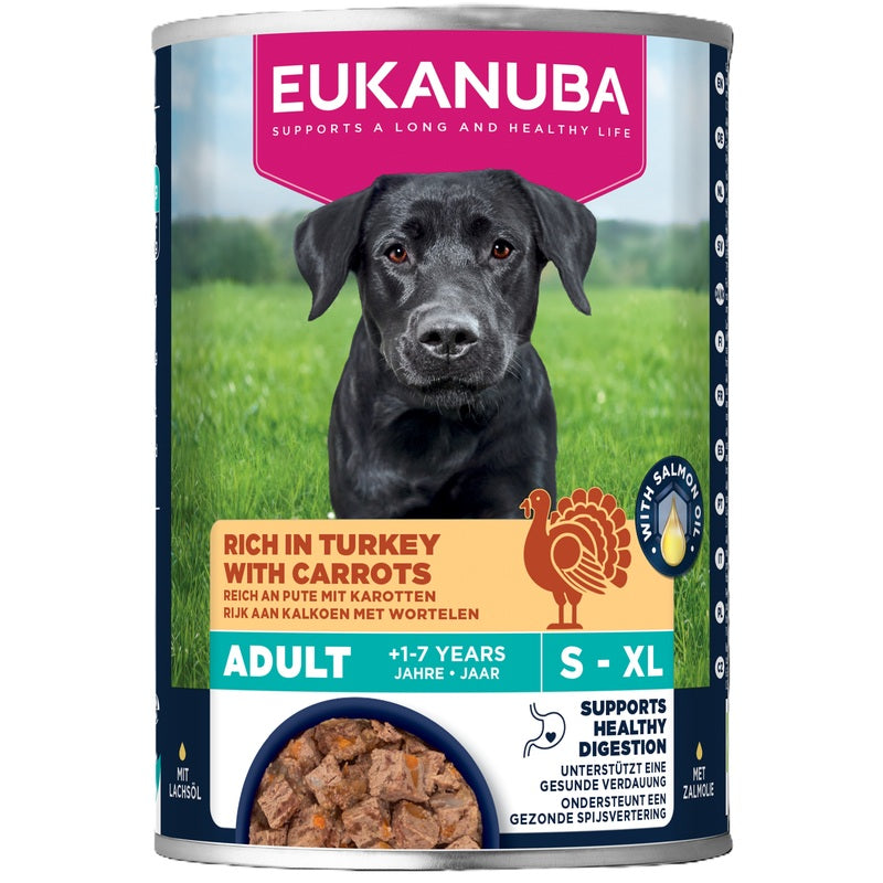 Eukanuba Adult Turkey with Carrot 400g x 6