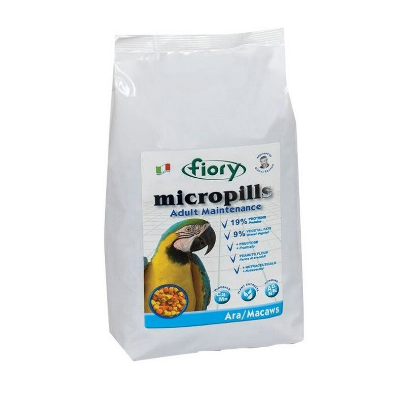 Fiory Micropills Macaws Adult Maintenance Food 2.5kg x 3