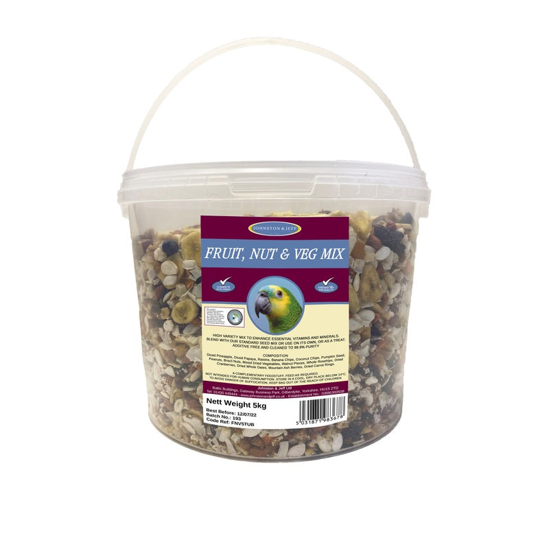 Johnston & Jeff Fruit Nut & Veg Mix Tub 5kg