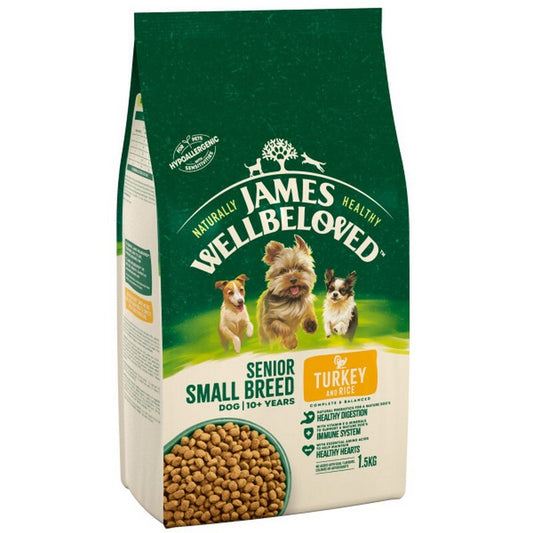 James Wellbeloved Senior Small Breed Turkey & Rice