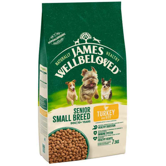 James Wellbeloved Senior Small Breed Turkey & Rice