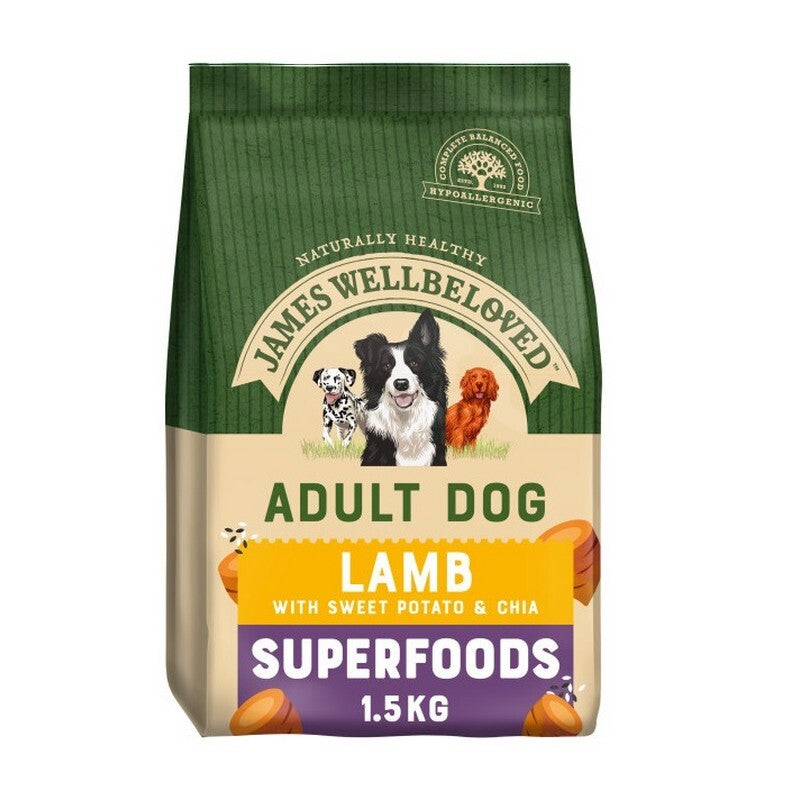 James Wellbeloved Superfoods Adult Lamb with Sweet Potato & Chia