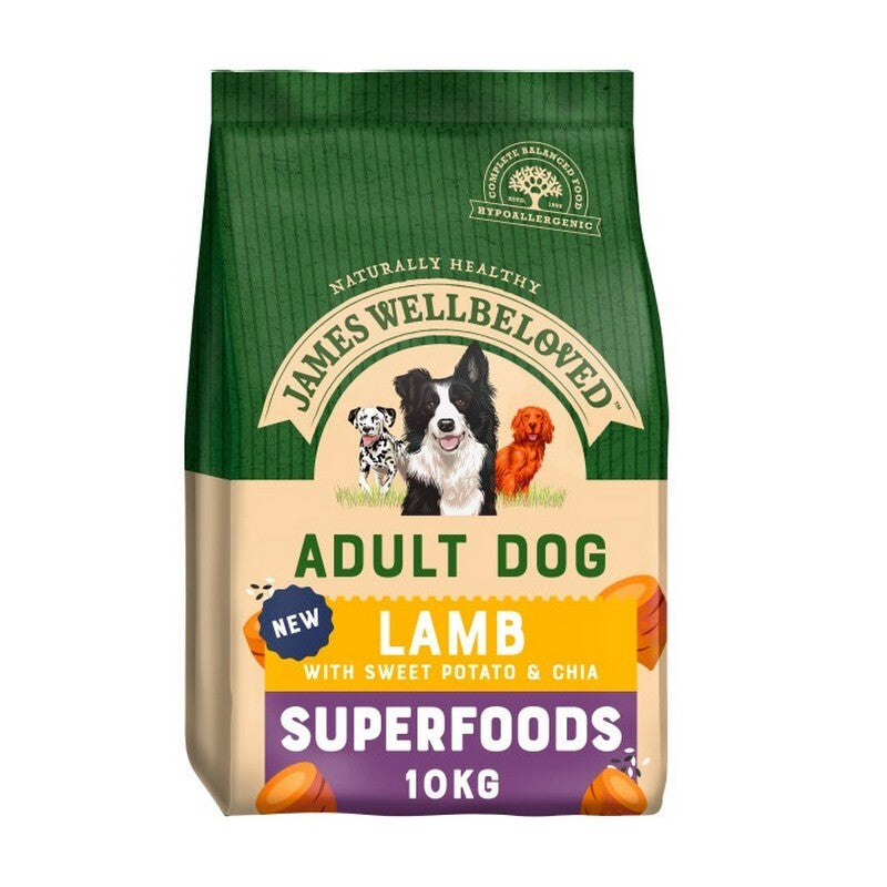 James Wellbeloved Superfoods Adult Lamb with Sweet Potato & Chia