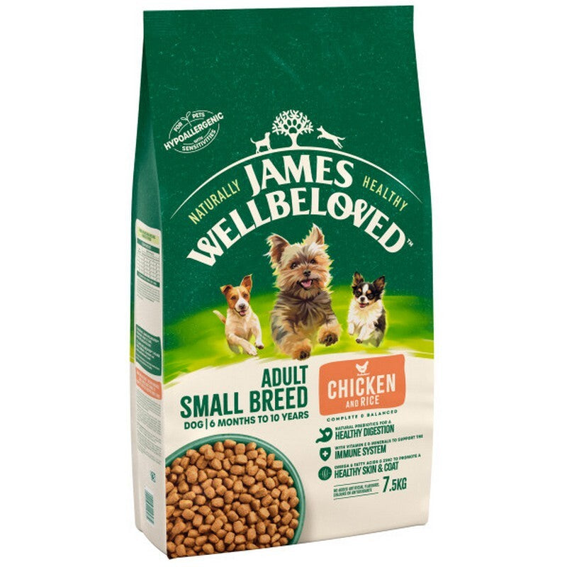 James Wellbeloved Adult Small Breed Chicken & Rice