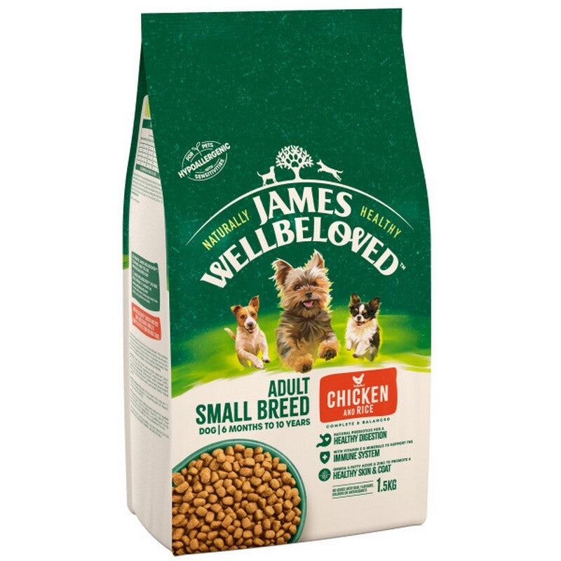 James Wellbeloved Adult Small Breed Chicken & Rice