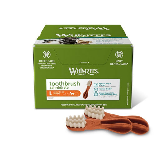 Whimzees Toothbrush Large Display Box x 30