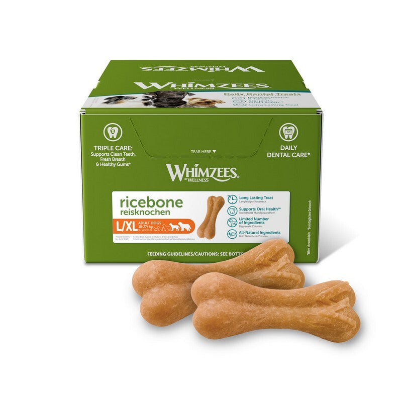 Whimzees Rice Bones Extra Large Display Box x 23