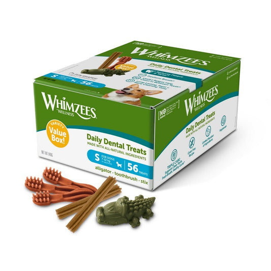 Whimzees Variety Small Value Box x 56