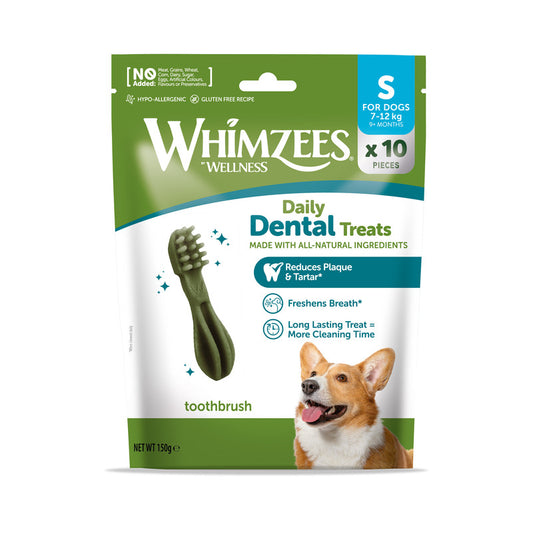 Whimzees Toothbrush Trial Pack Small 10 pieces x 5