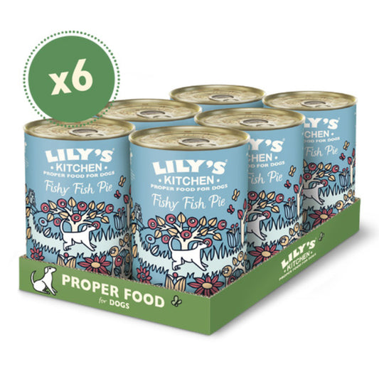 Lilys Kitchen Fishy Fish Pie with Peas Tins 400g x 6