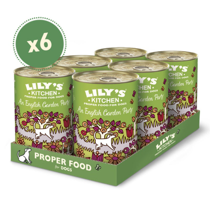 Lilys Kitchen An English Garden Party Tins 400g x 6