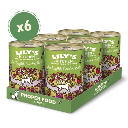 Lilys Kitchen An English Garden Party Tins 400g x 6