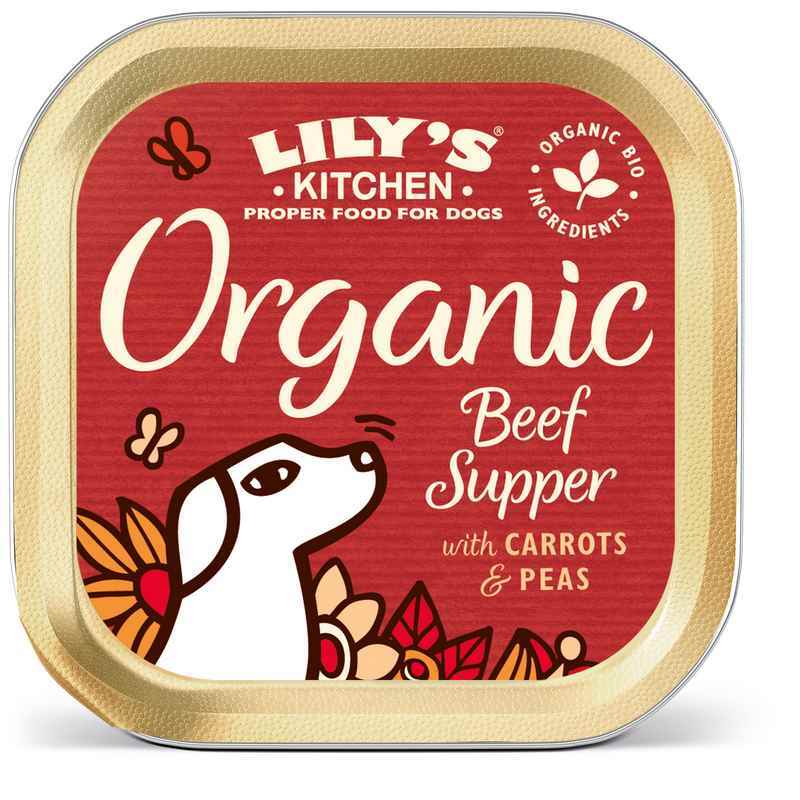Lilys Kitchen Organic Beef Supper Foils 150g x 11