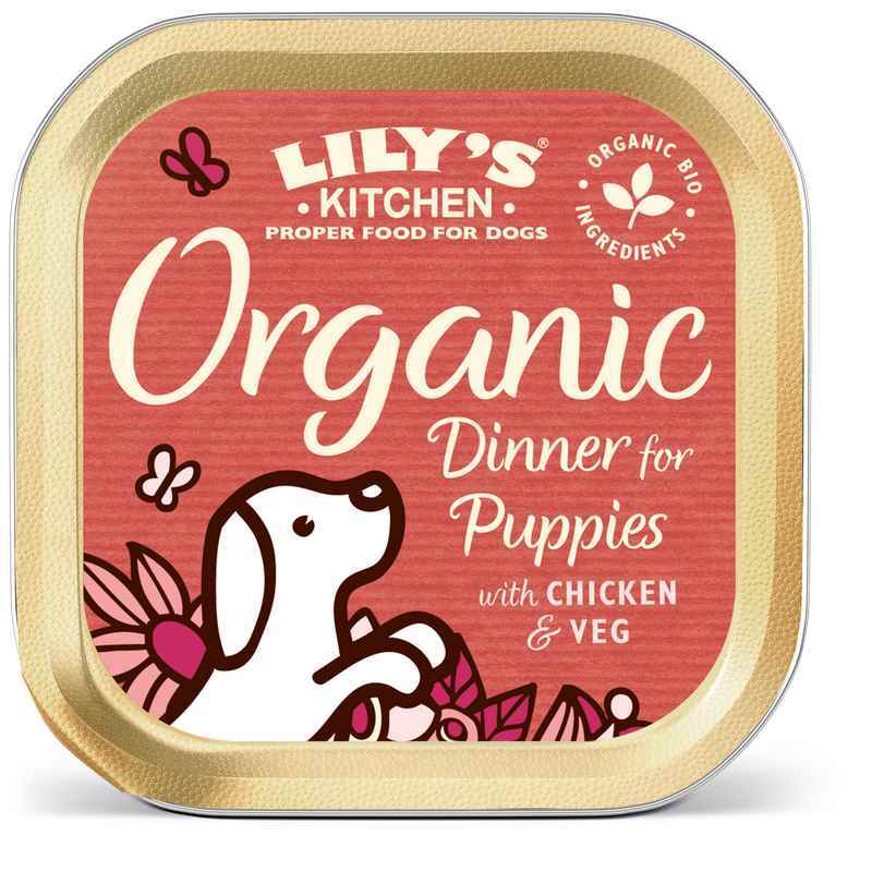 Lilys Kitchen Organic Dinner for Puppies Foil 150g x 11